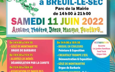 LES ARTS D’ÉTÉ À BREUIL-LE-SEC – SAMEDI 11 JUIN 2022 – PARC JEAN BIONDI