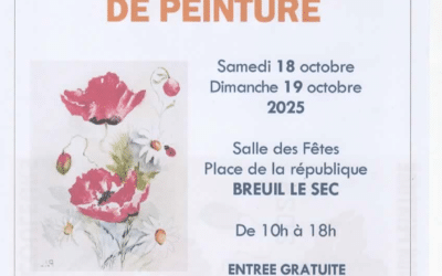 10ième exposition de peinture – BREUIL EN COULEURS – 18/19 octobre