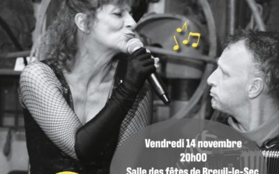 ADELE CHIGNON – VENDREDI 14 NOVEMBRE A 20H – SALLE DES FETES DE BREUIL-LE-SEC